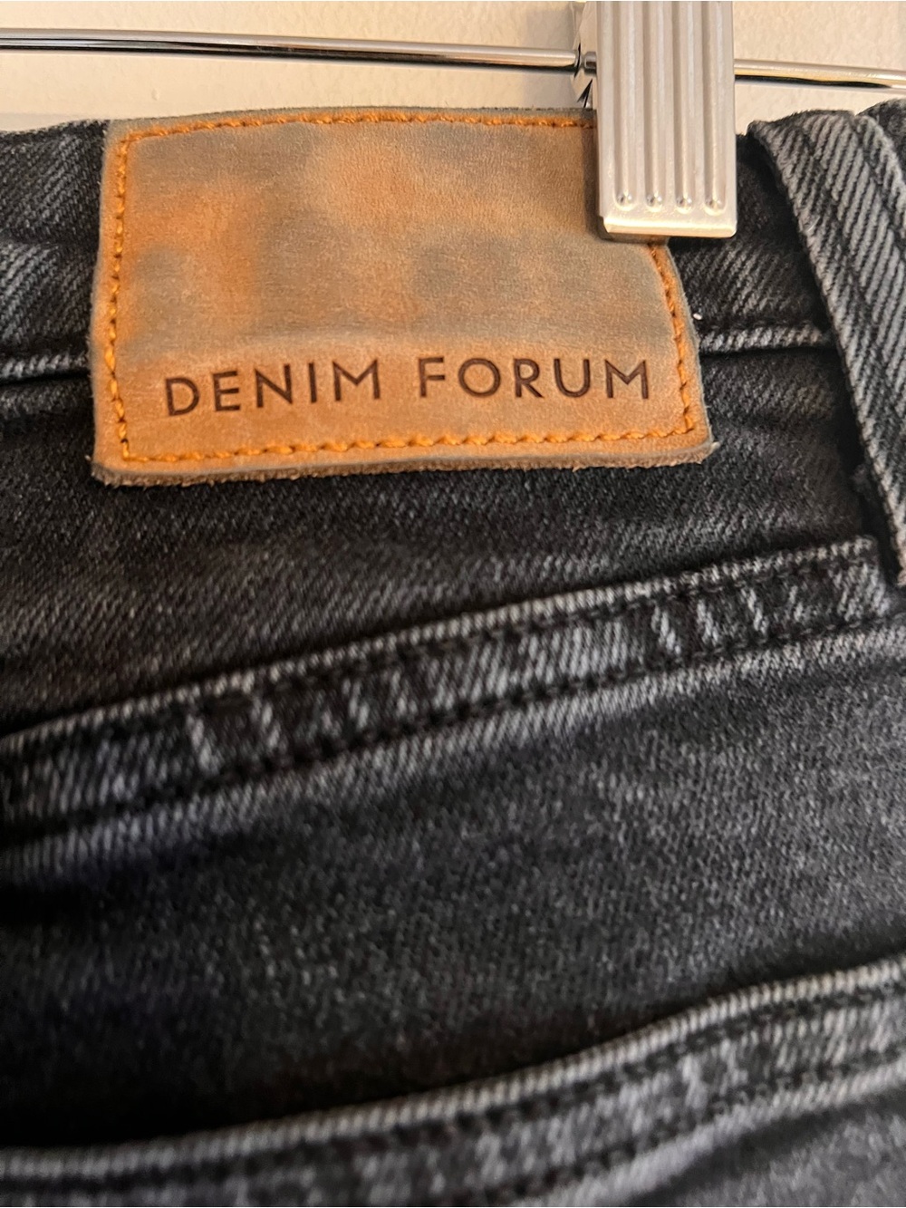 Denim Forum Twiggy High Rise Flare stretch jeans size 25 excellent condition - Picture 10 of 13